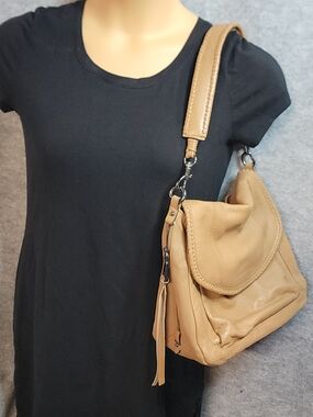 Aimee Kestenberg Tan Leather Shoulder Bag